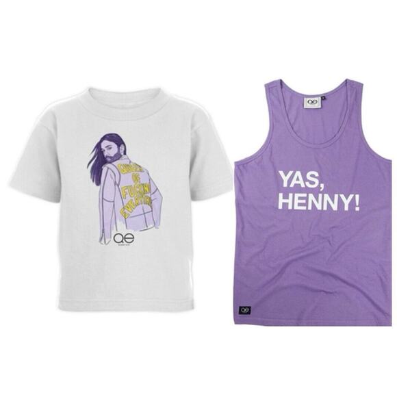 Queer Eye Shirts "YAS HENNY" Tank Top S & Queen If Everything T-shirt Unisex M - Picture 1 of 7